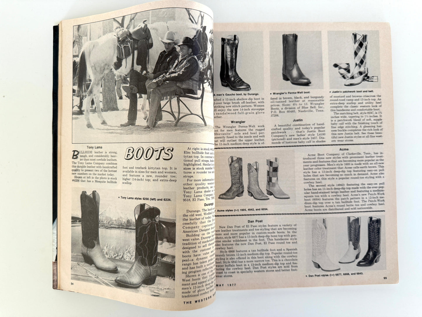 Vintage Western Horseman Magazine 1977