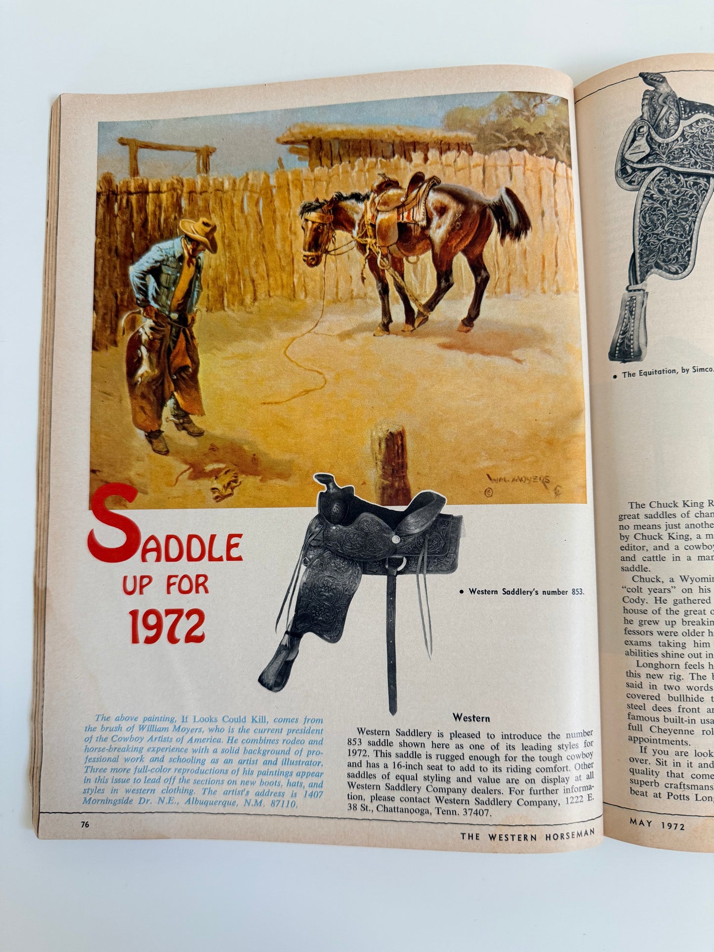 Western Horseman Magazine 1972