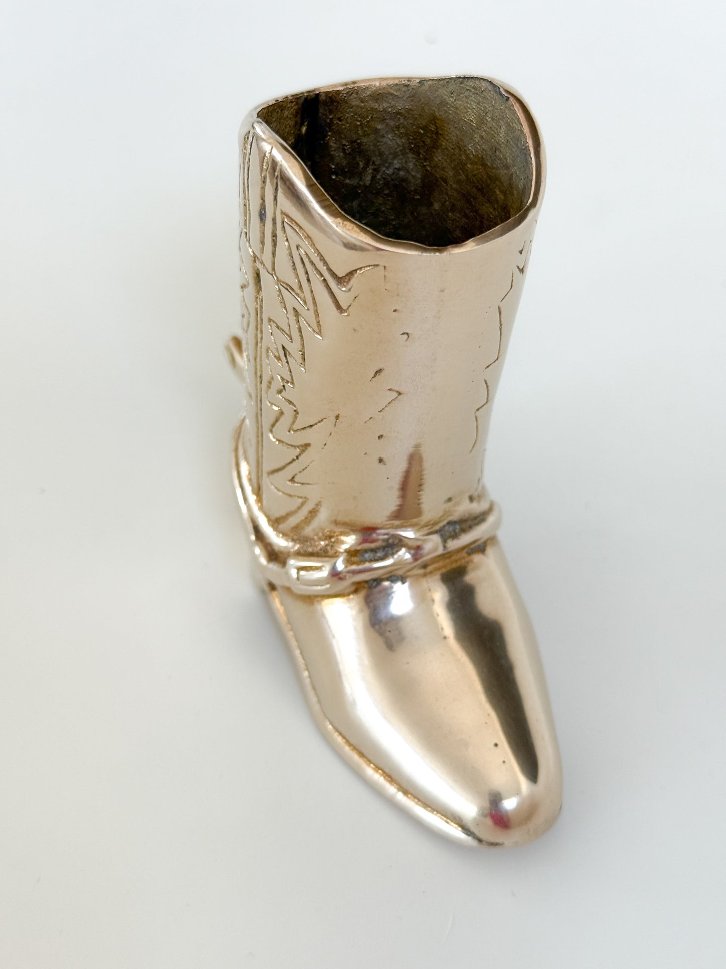 Vintage Brass Boot