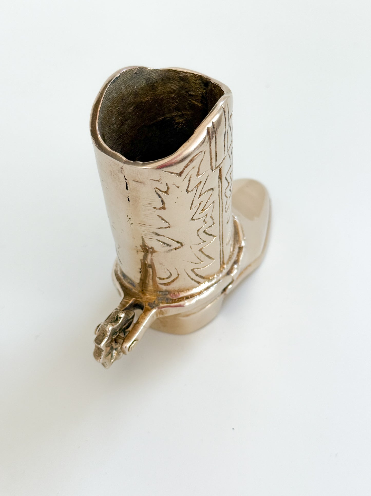 Vintage Brass Boot
