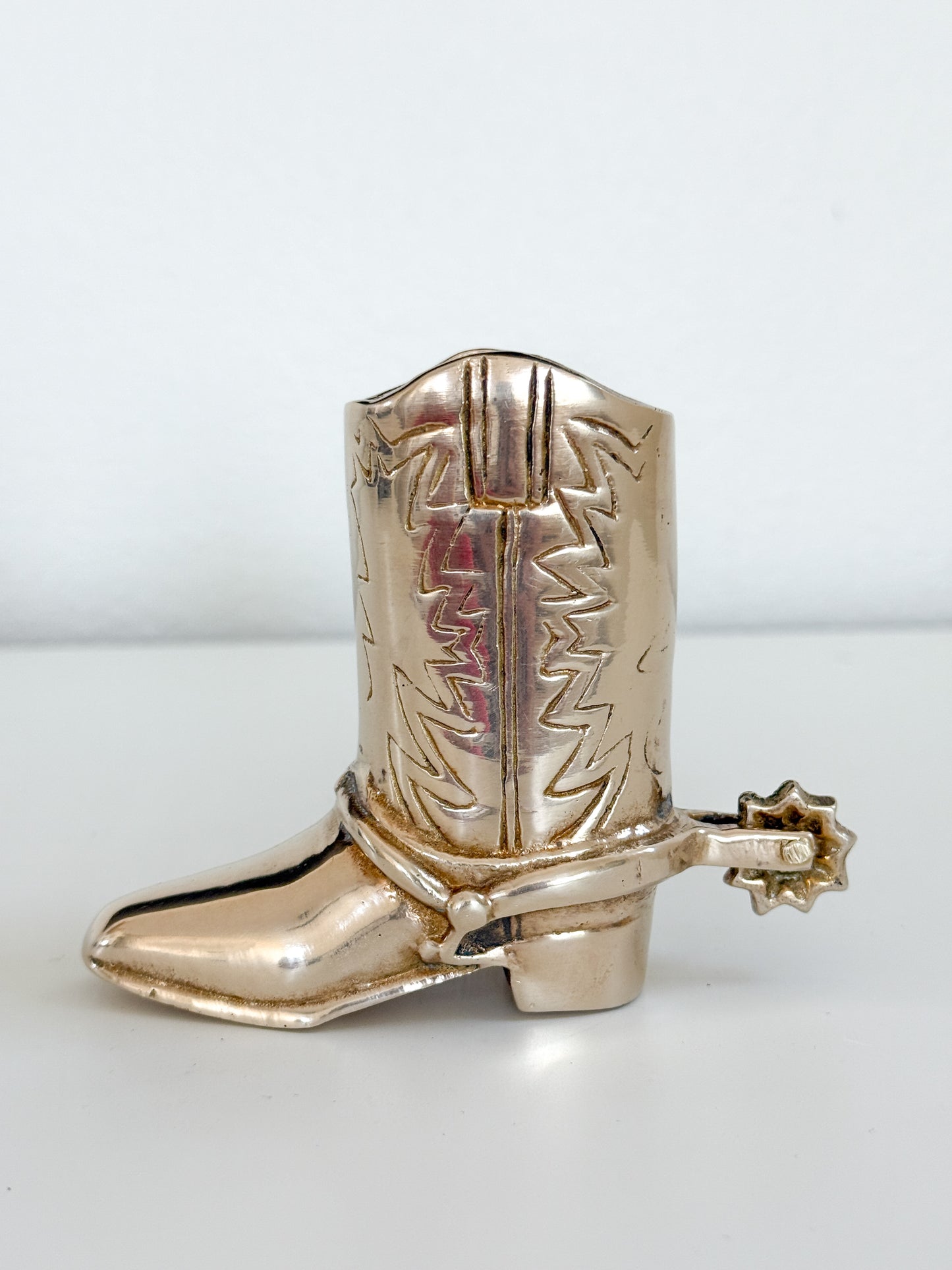 Vintage Brass Boot