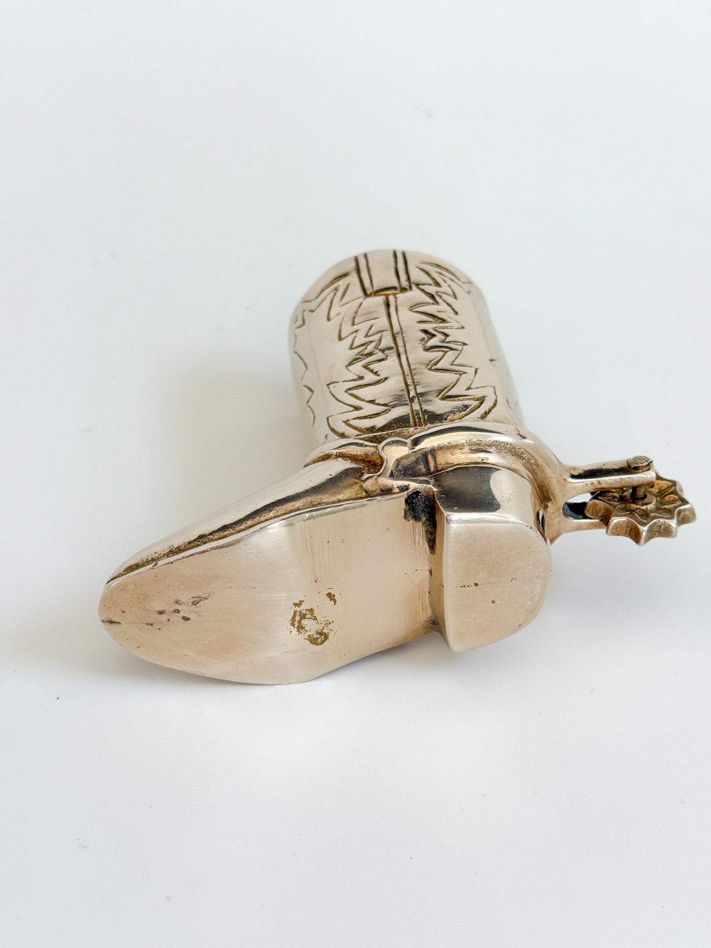 Vintage Brass Boot
