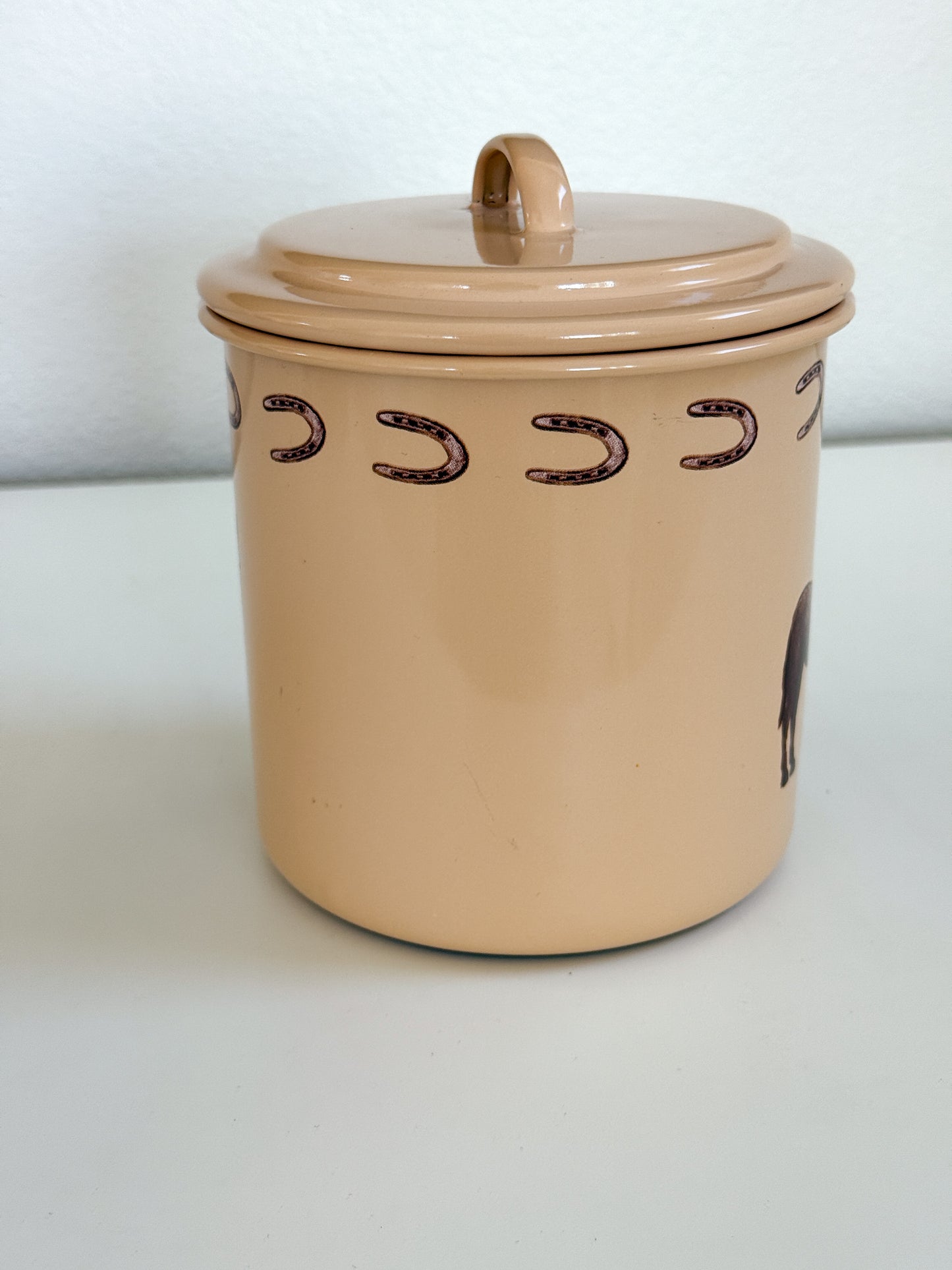 Vintage Donkey Canister