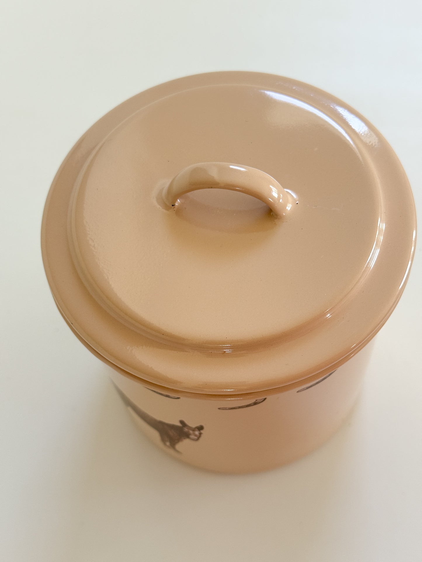 Vintage Donkey Canister