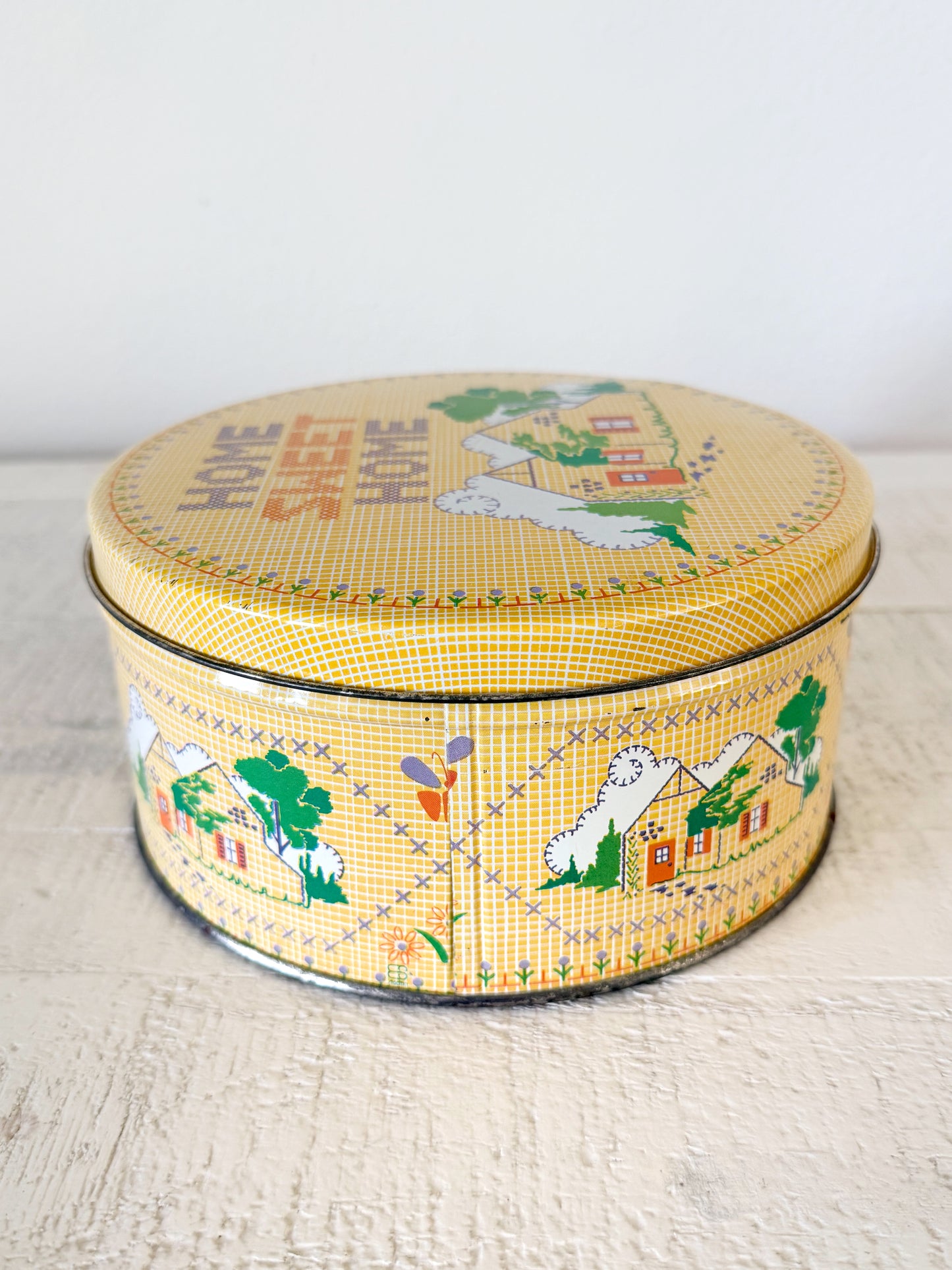Vintage Home Sweet Home Tin