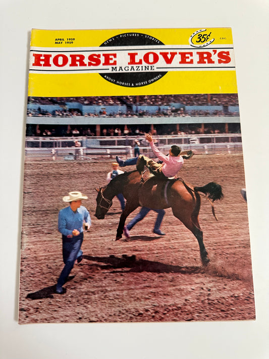 Vintage Horse Lovers Magazine 1959