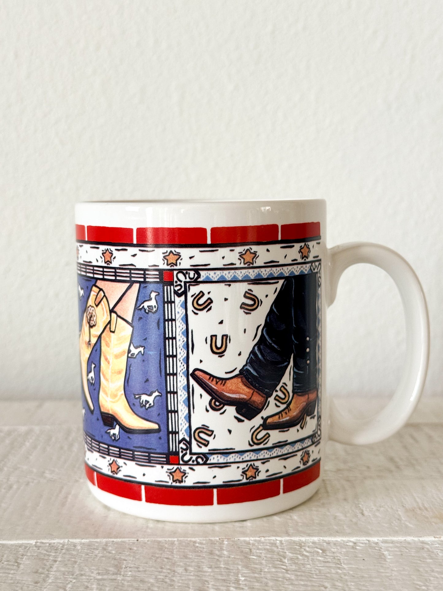 Vintage Cowboy Boots Mug