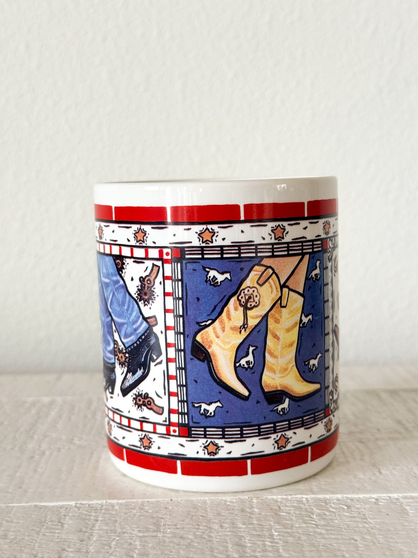 Vintage Cowboy Boots Mug