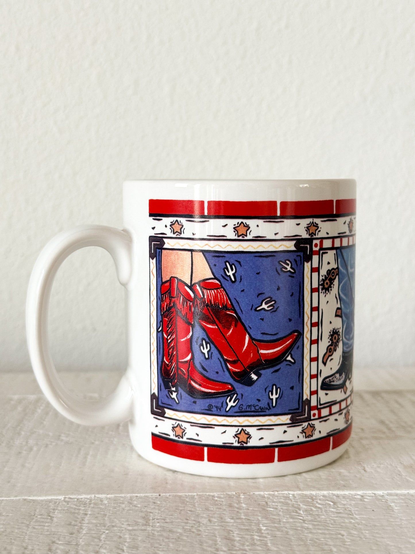 Vintage Cowboy Boots Mug