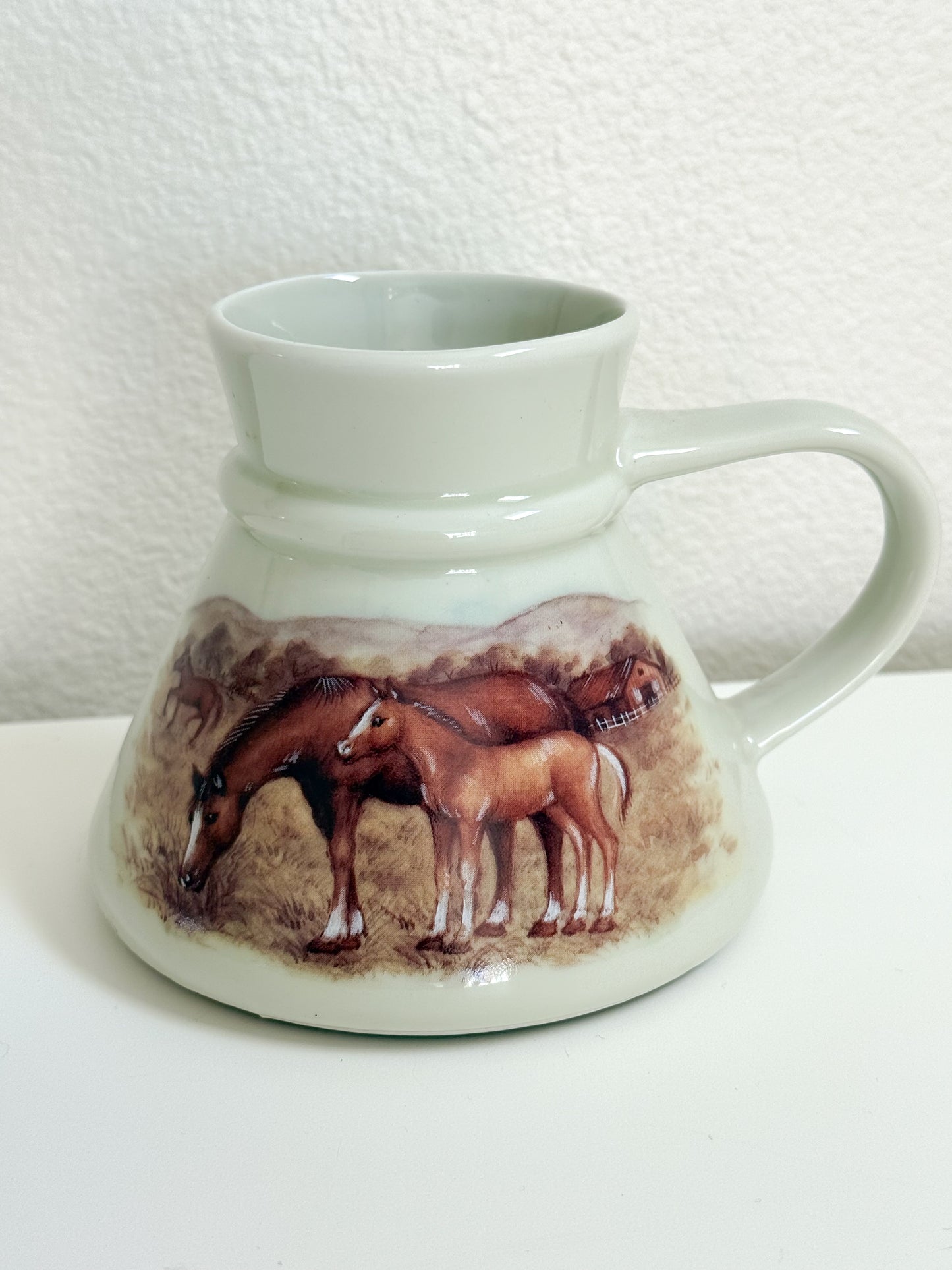 Vintage Horse No Spill Mug