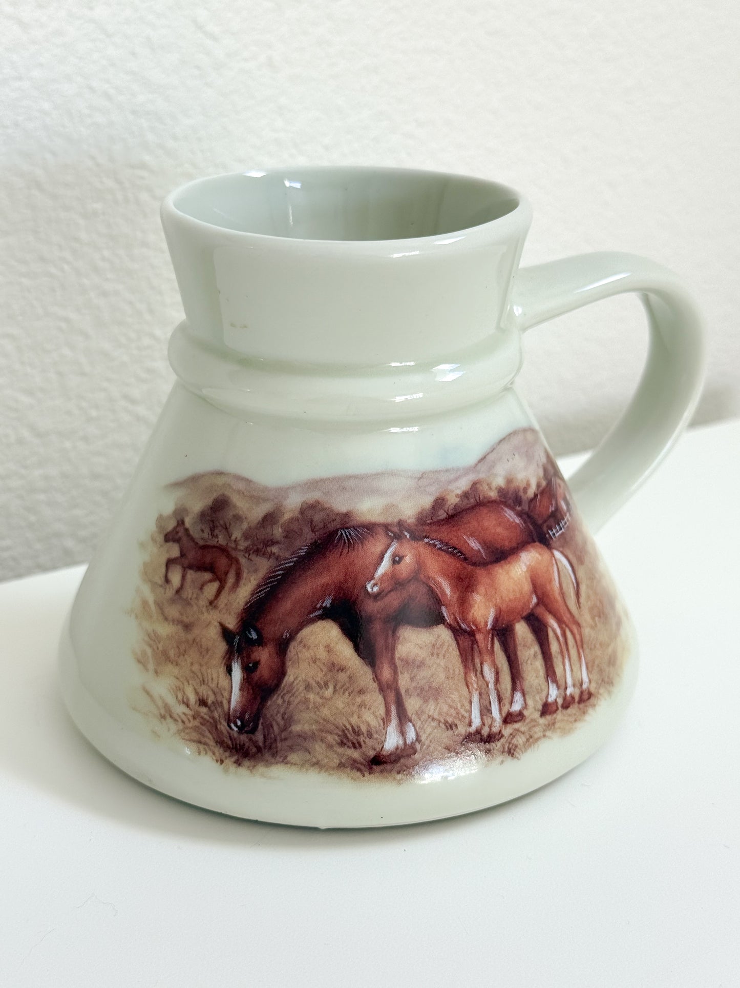 Vintage Horse No Spill Mug