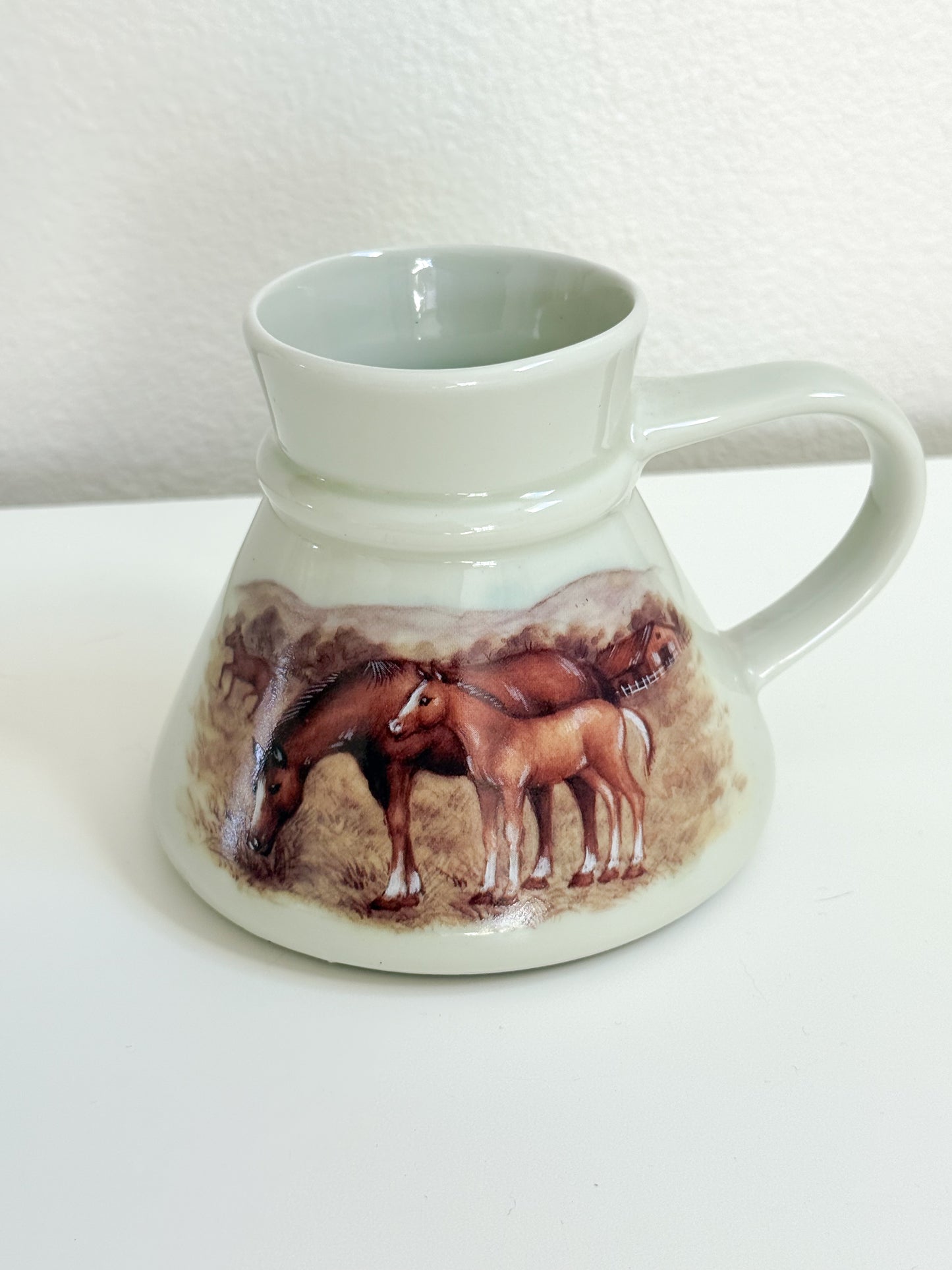 Vintage Horse No Spill Mug