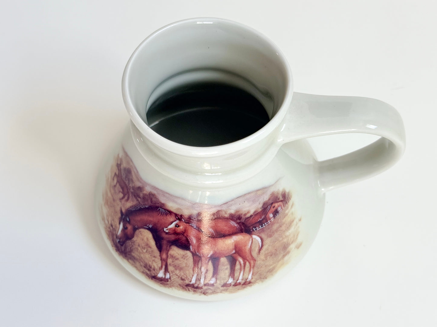Vintage Horse No Spill Mug