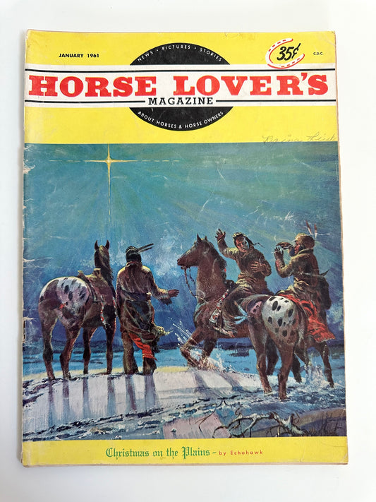 Vintage Horse Lovers Magazine 1961