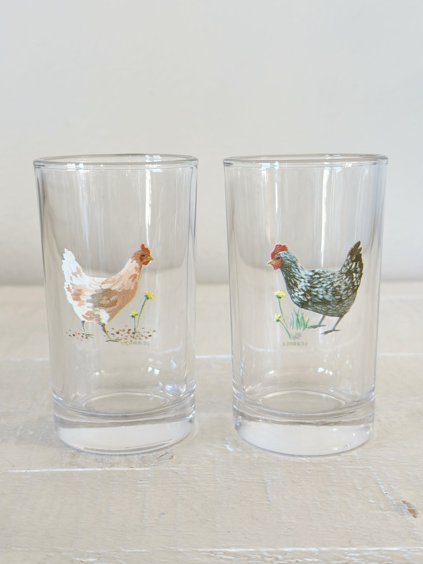 Chicken Juice Glass Set #2