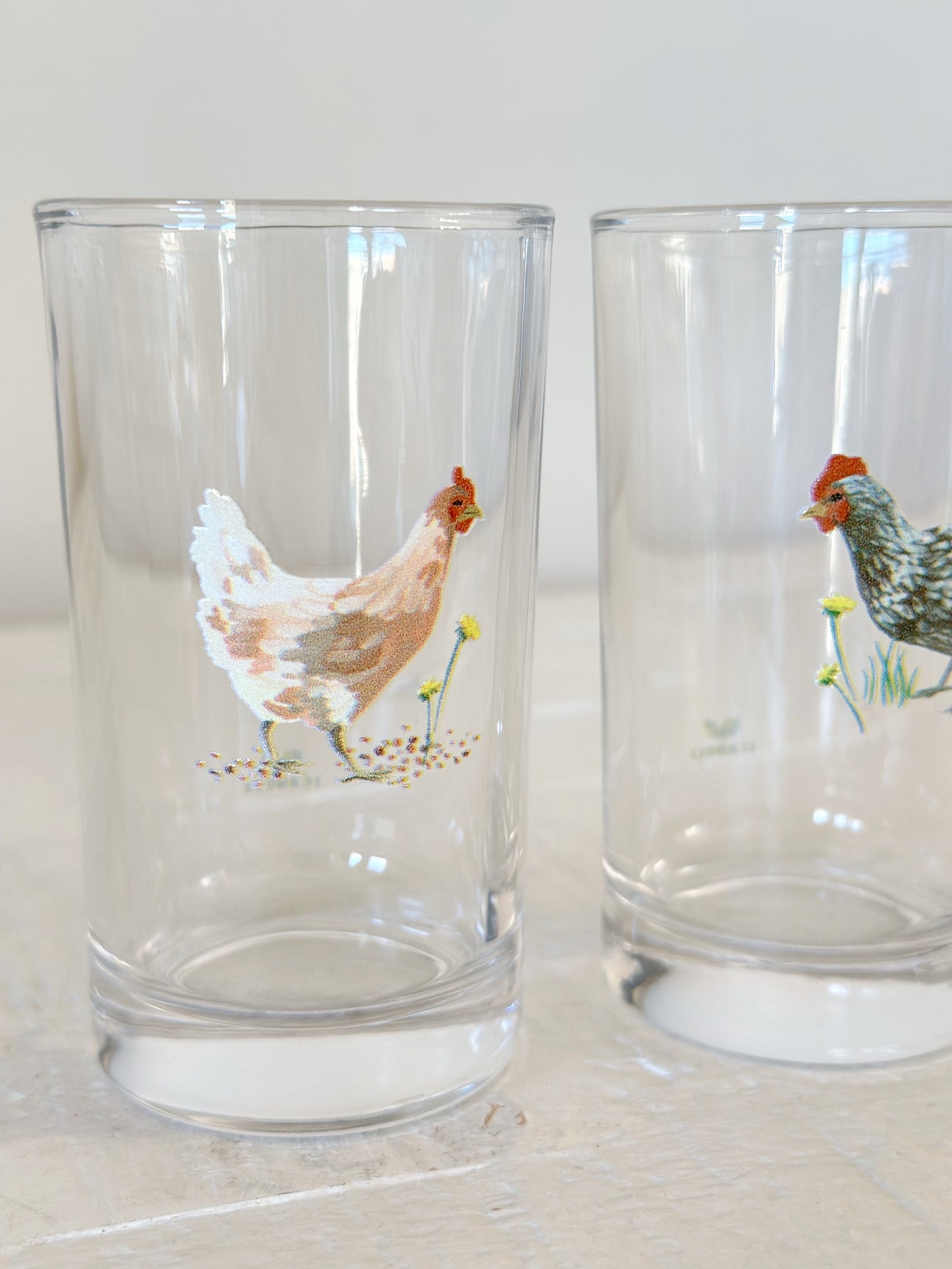 Chicken Juice Glass Set #2