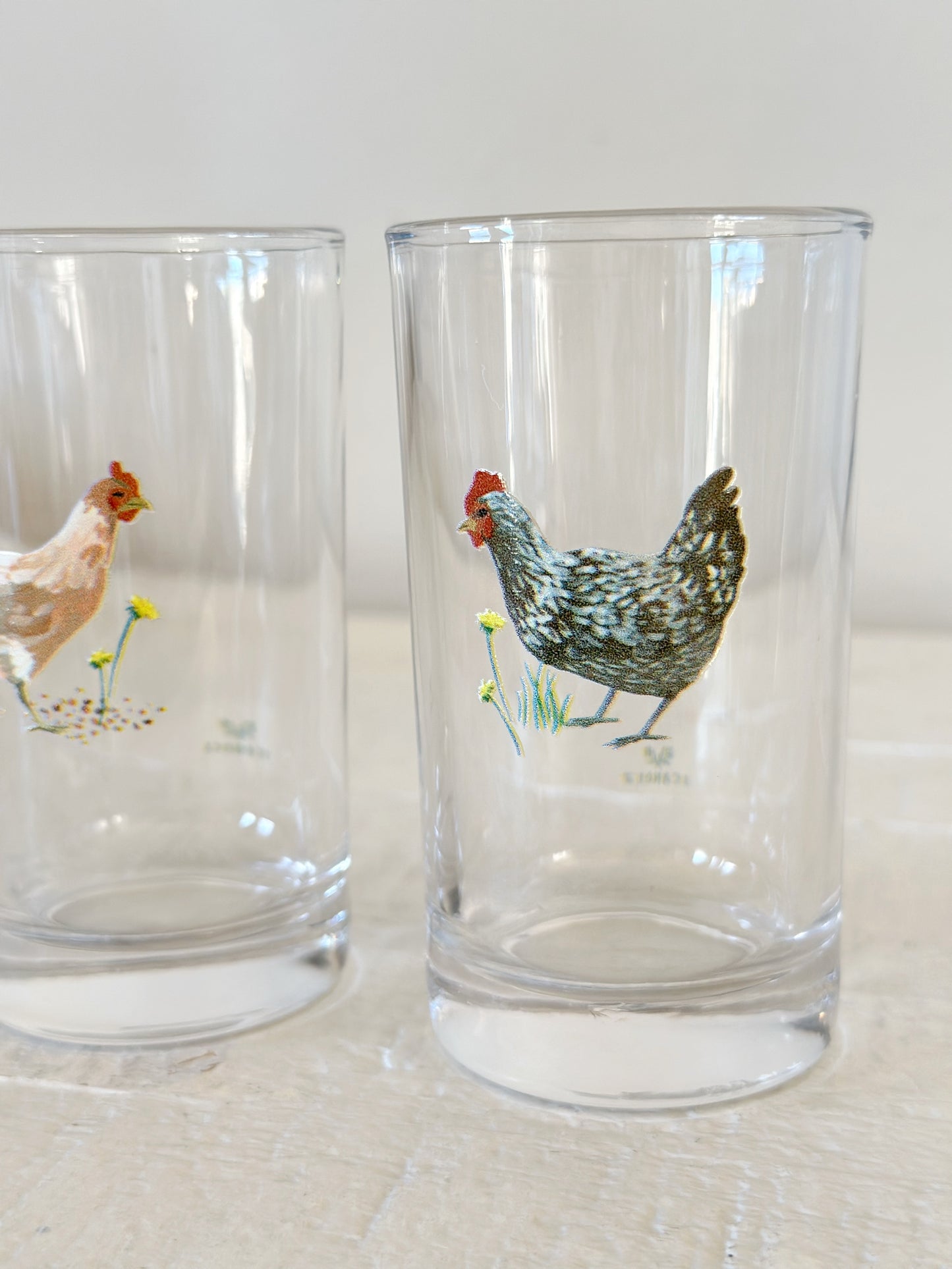 Chicken Juice Glass Set #2