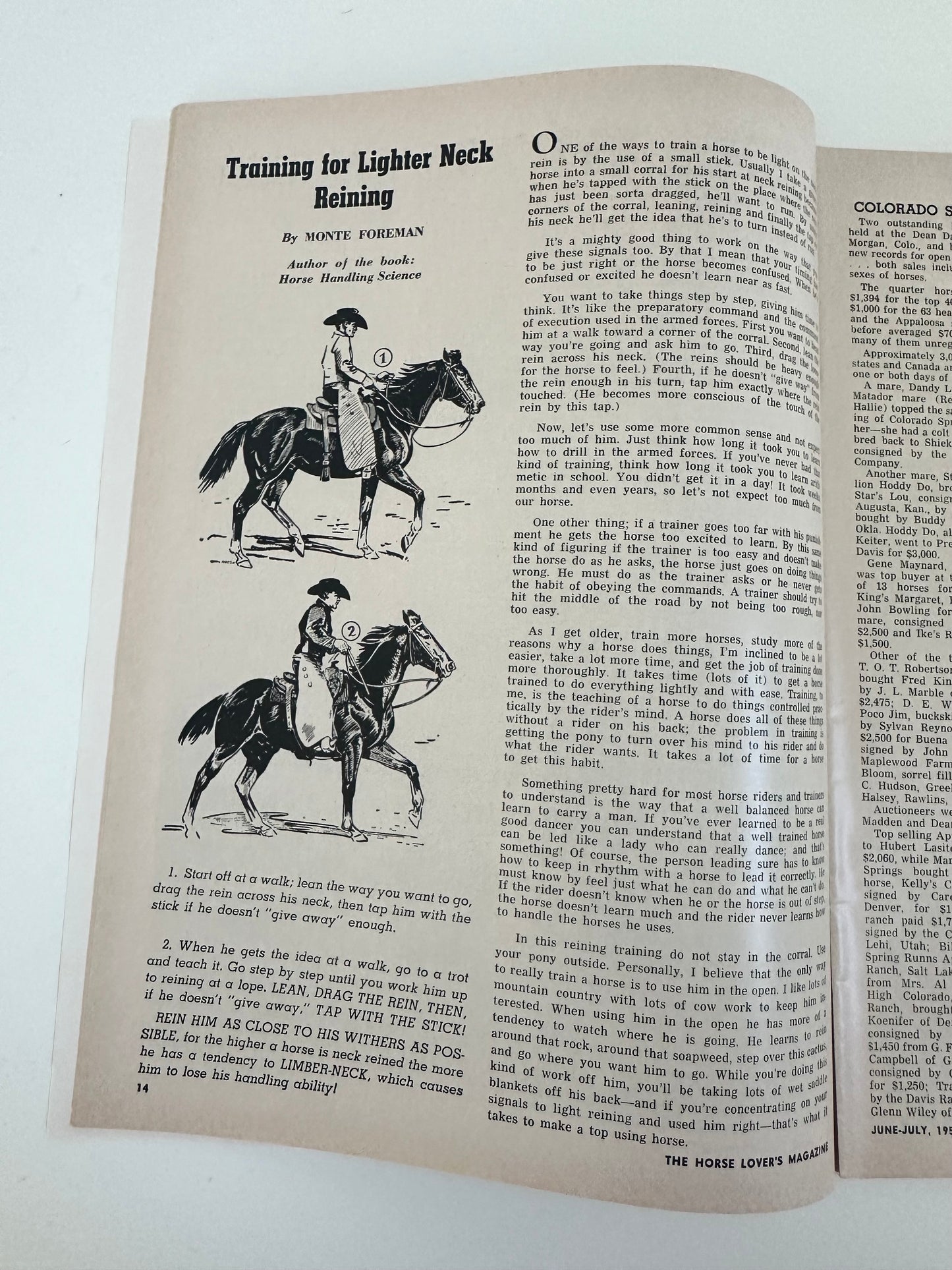 Vintage Horse Lovers Magazine 1959