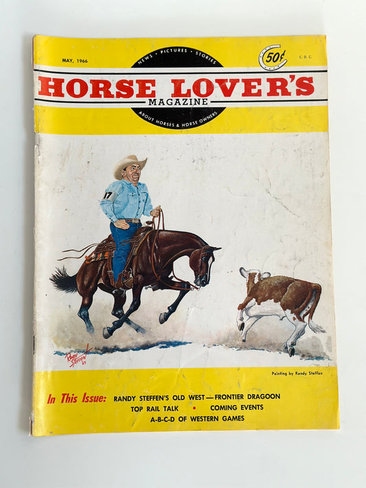 Vintage Horse Lovers Magazine 1966