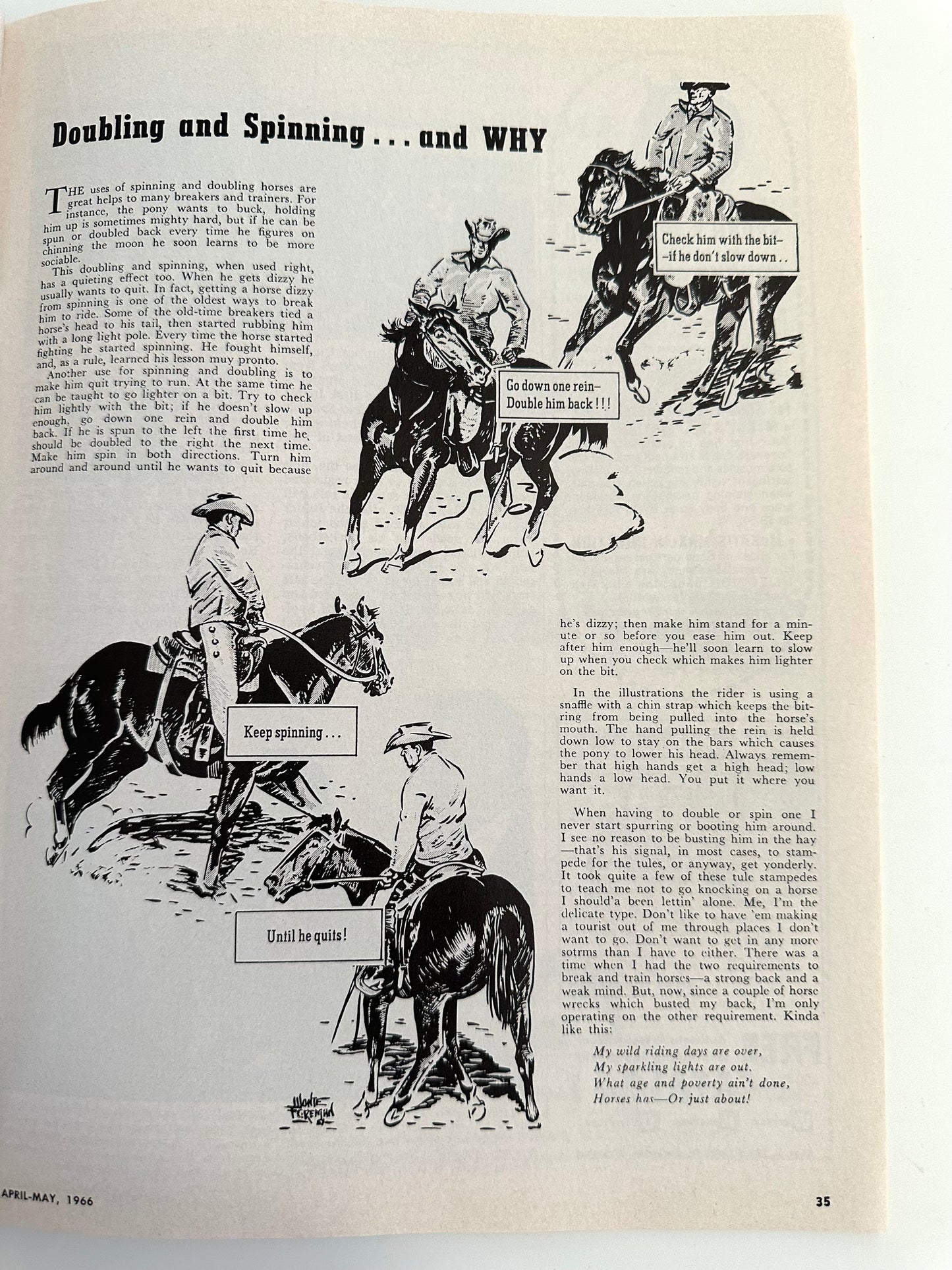 Vintage Horse Lovers Magazine 1966