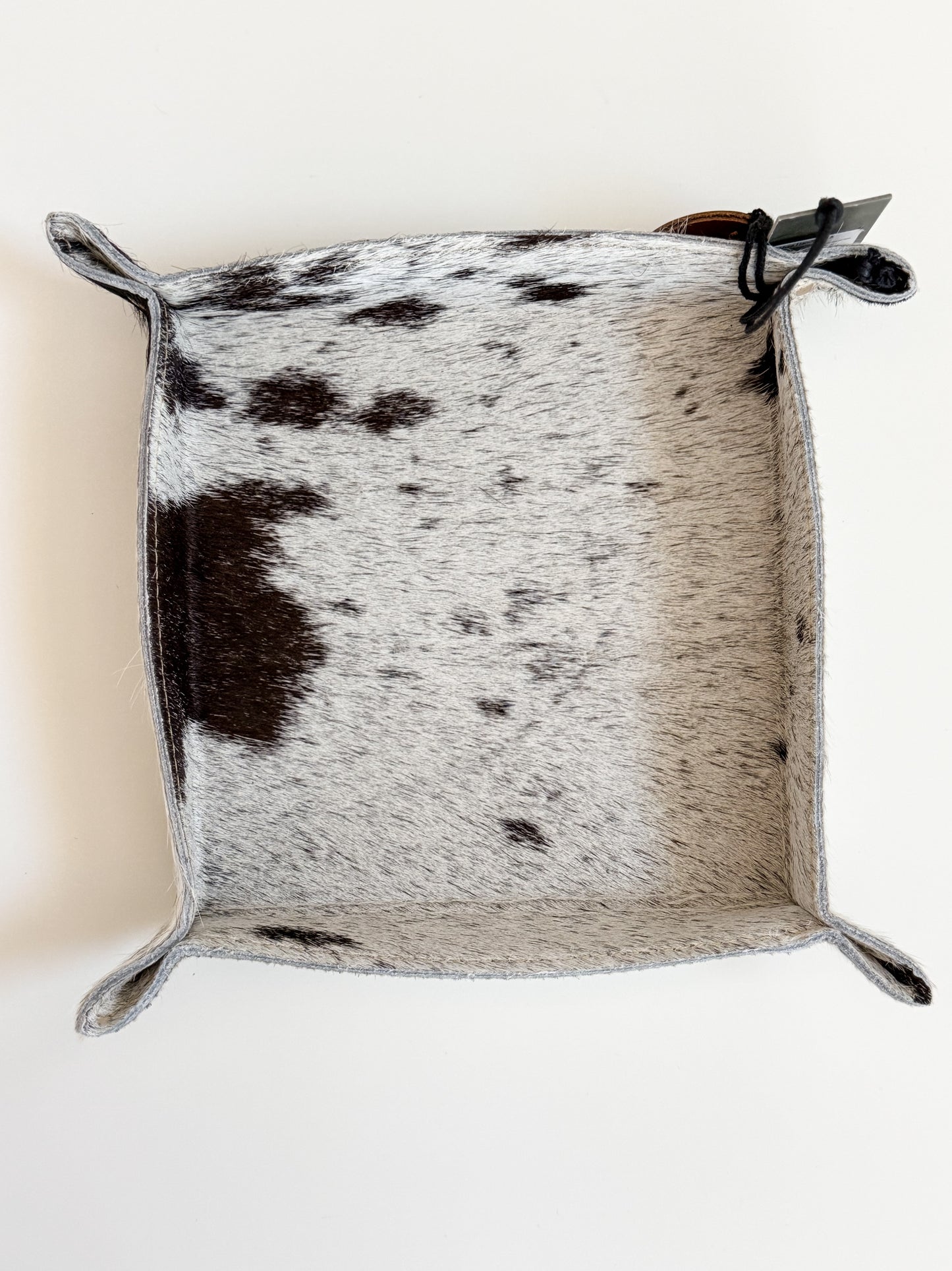 Cowhide Catchall Trays