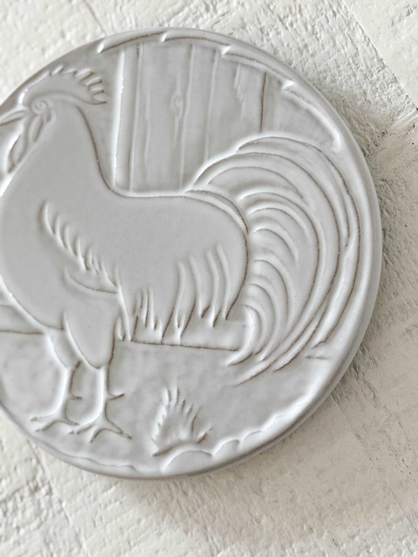 Vintage Frankoma Rooster Trivet