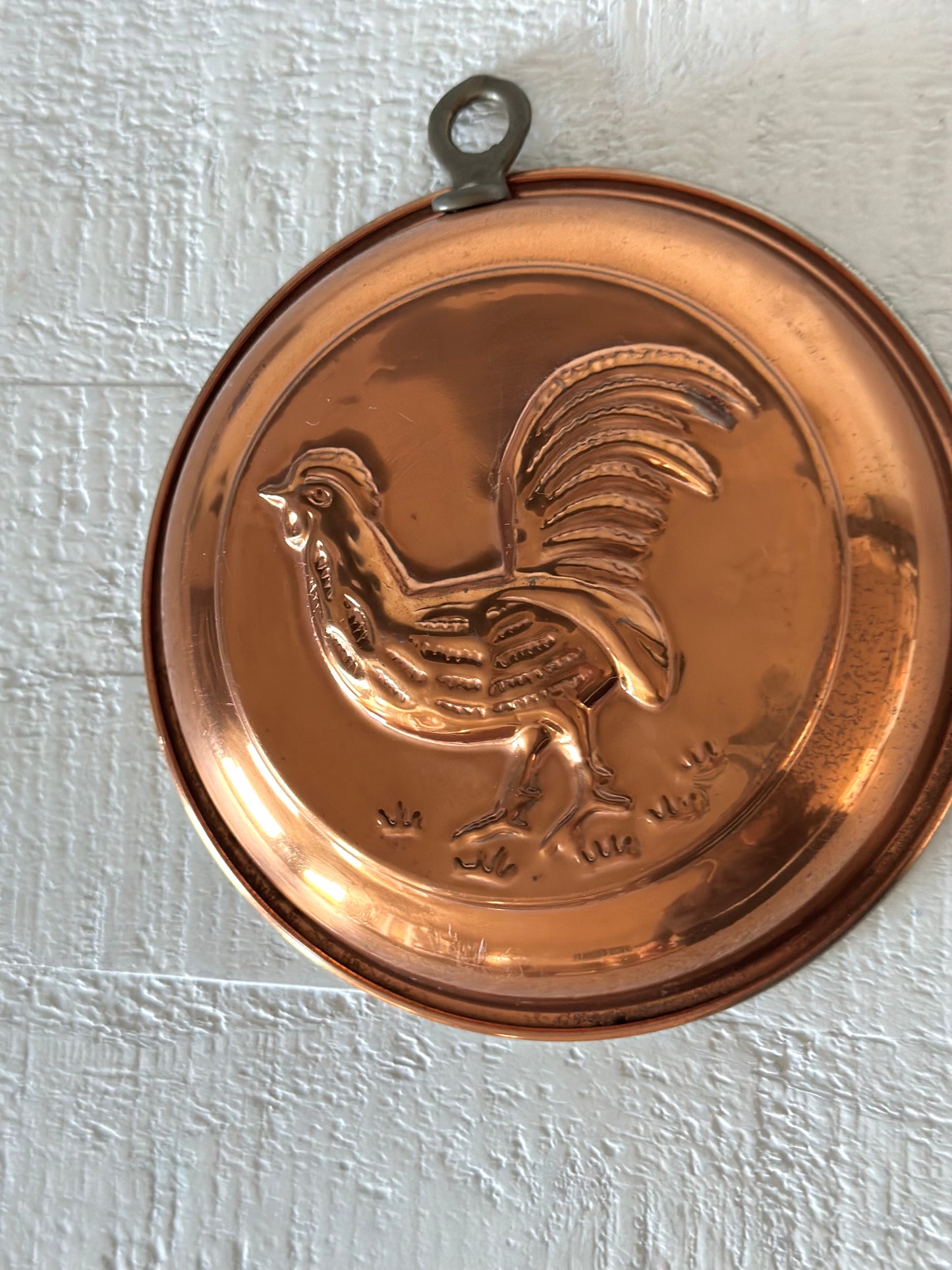 Vintage Copper Rooster  Mold