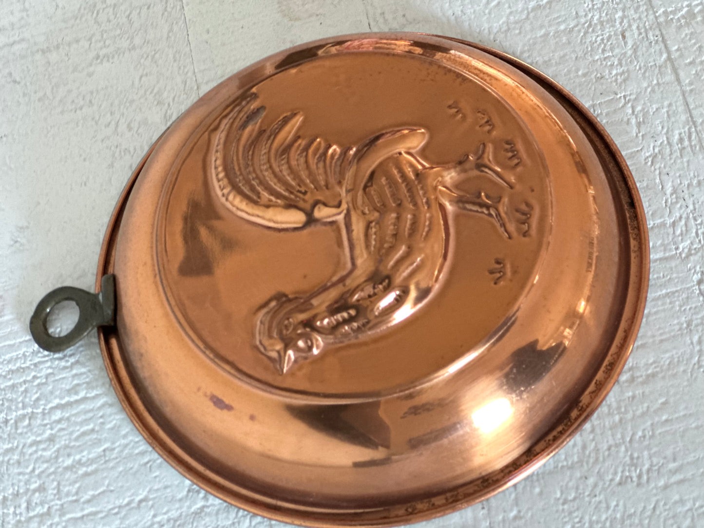 Vintage Copper Rooster  Mold