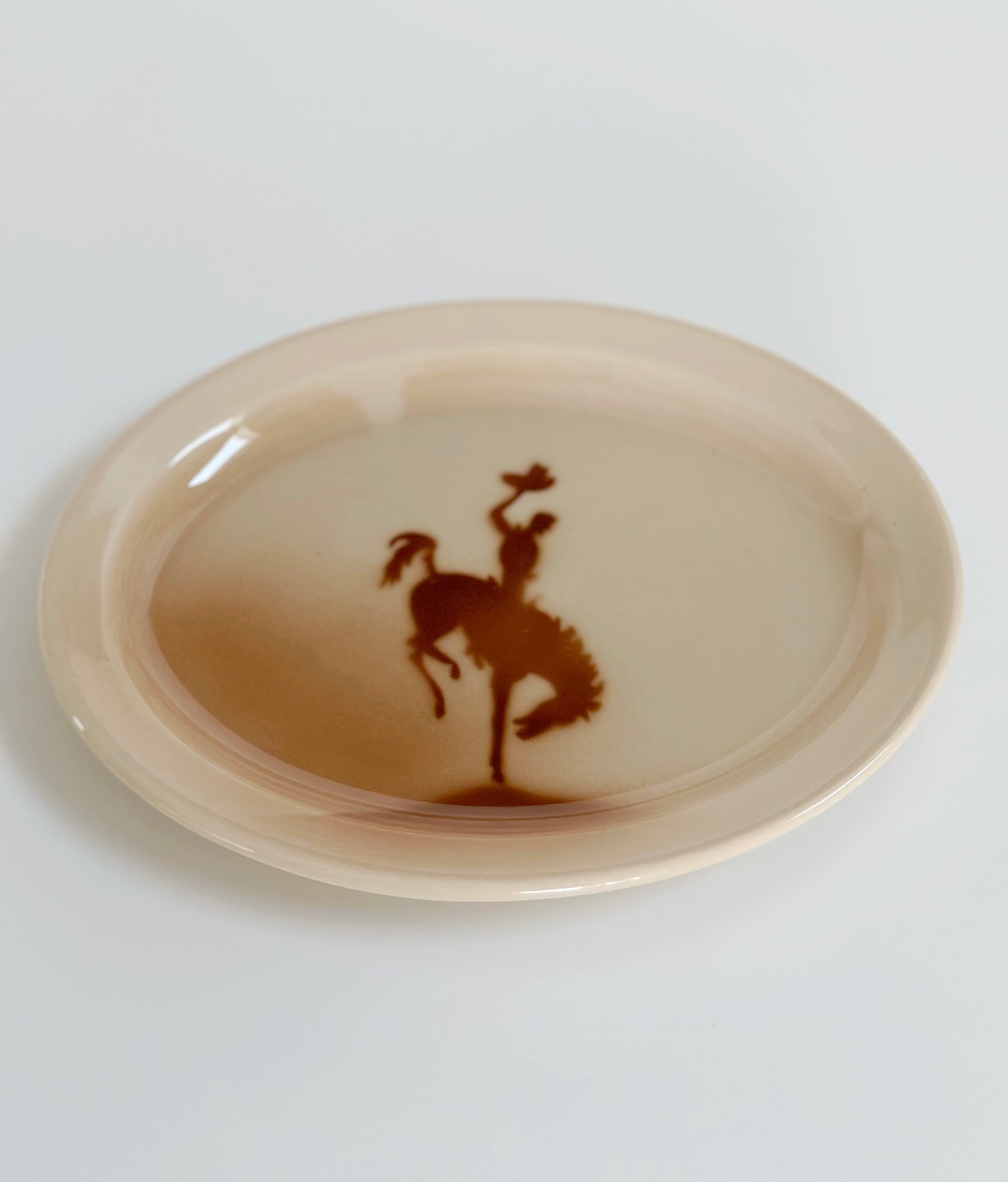 Vintage Small Cowboy Plate