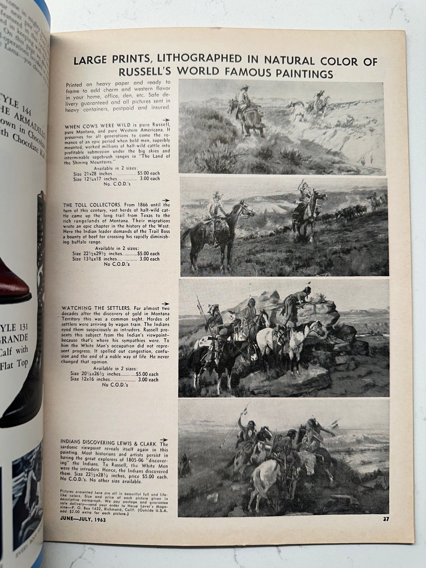 Vintage Horse Lovers Magazine 1963