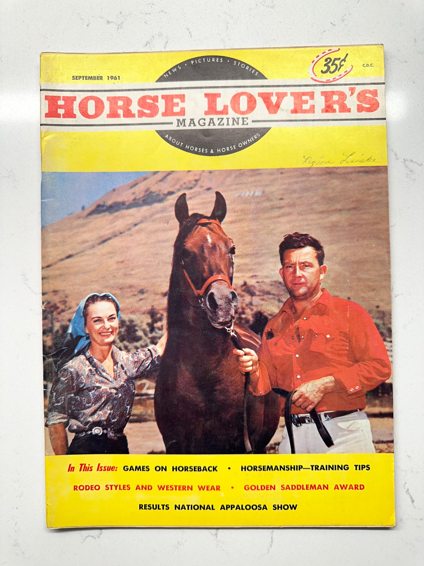 Vintage Horse Lovers Magazine 1961