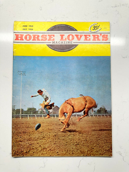 Vintage Horse Lovers Magazine 1958