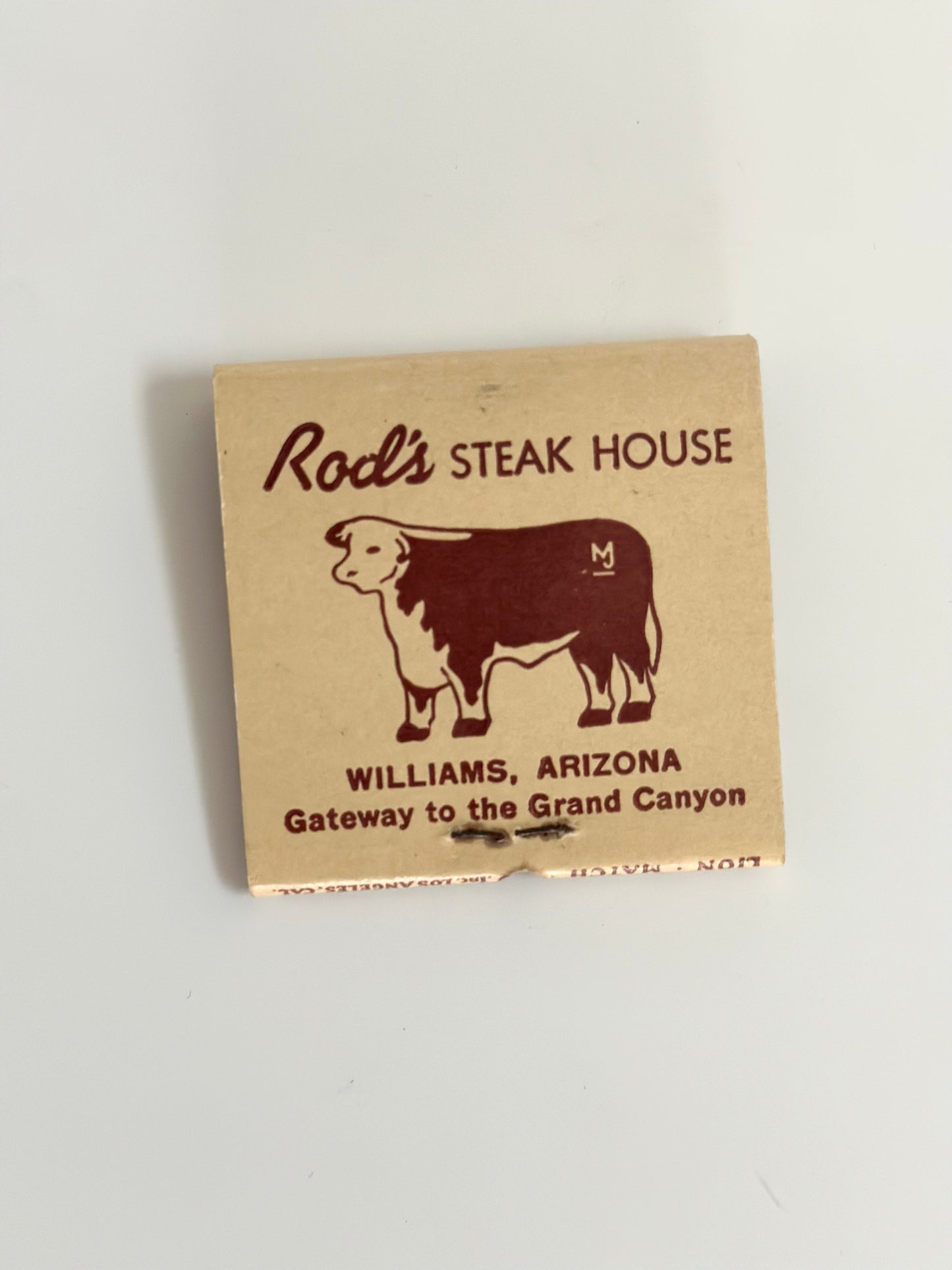 Vintage Rod’s Steak House Matches