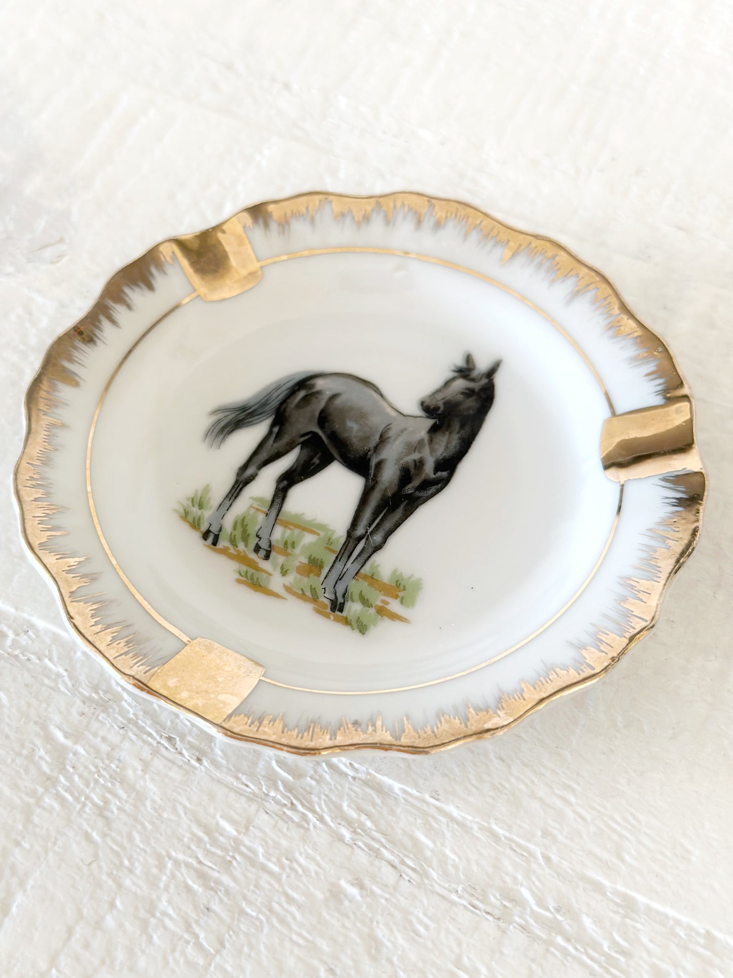 Vintage Horse Trinket Dish