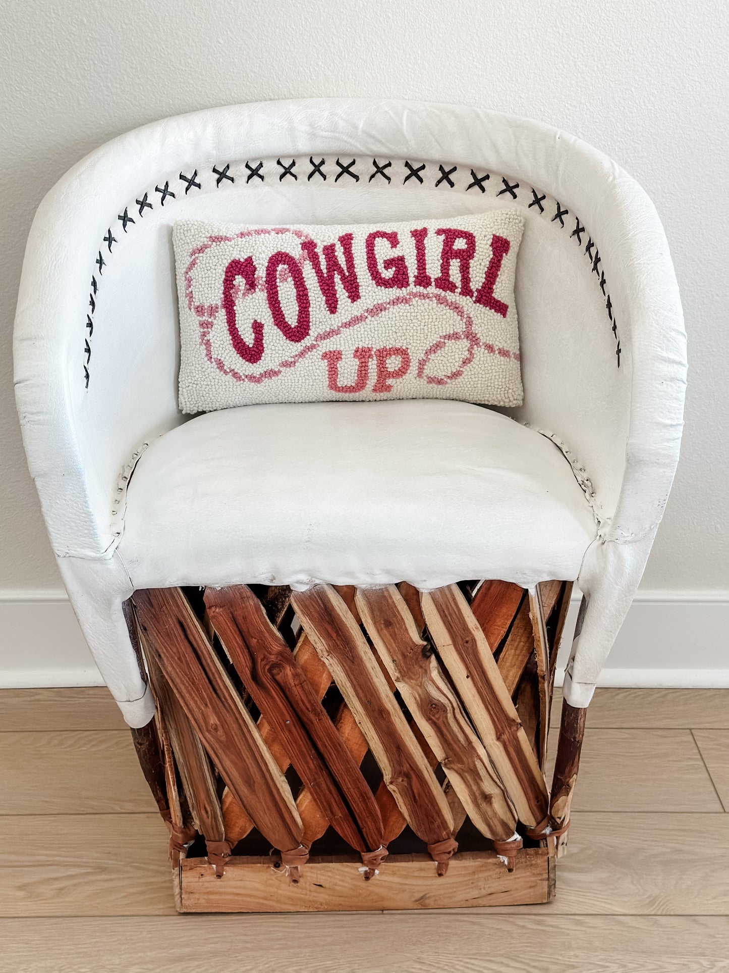 Cowgirl Up Hook Pillow