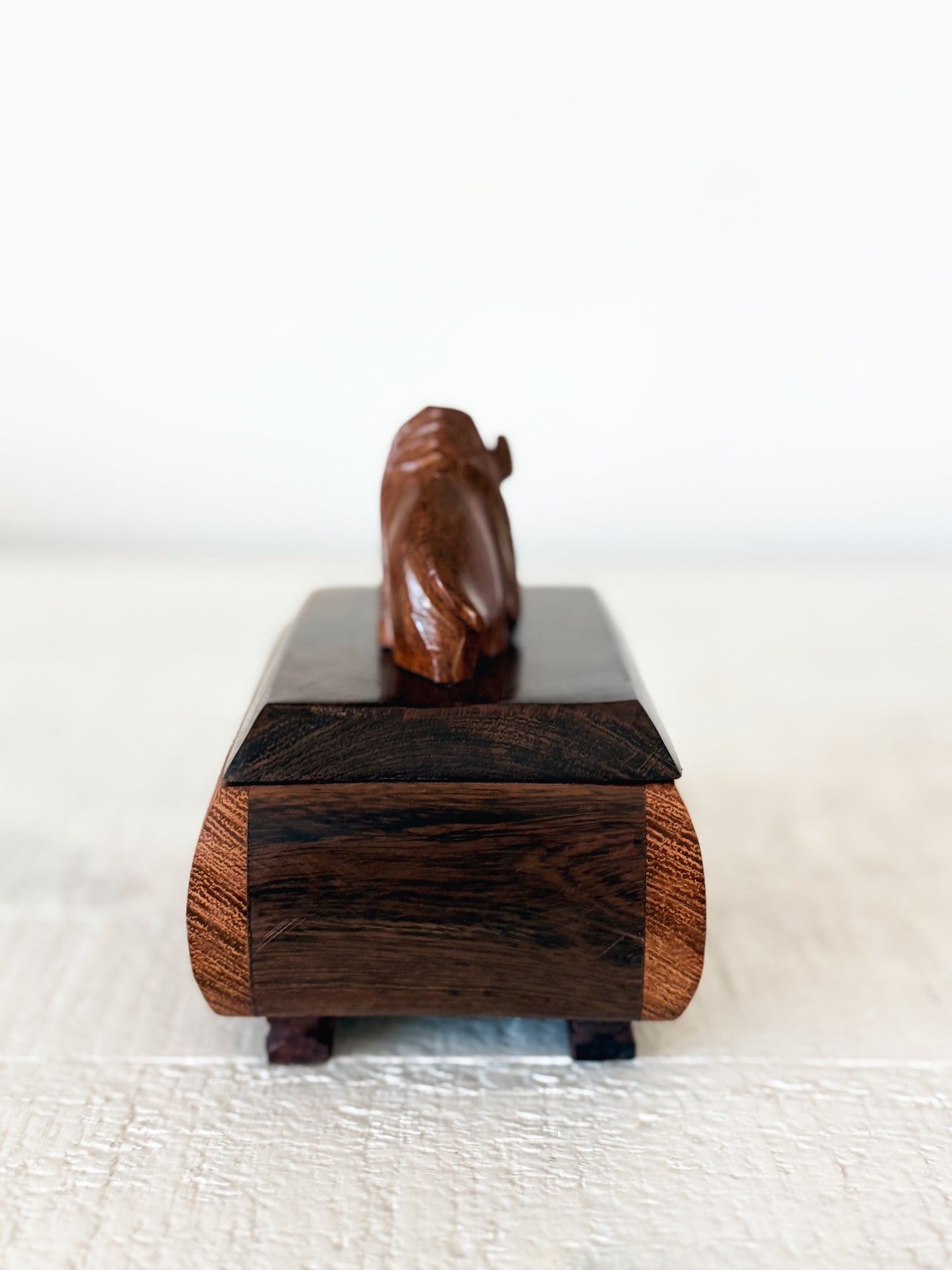 Ironwood Buffalo Trinket Box