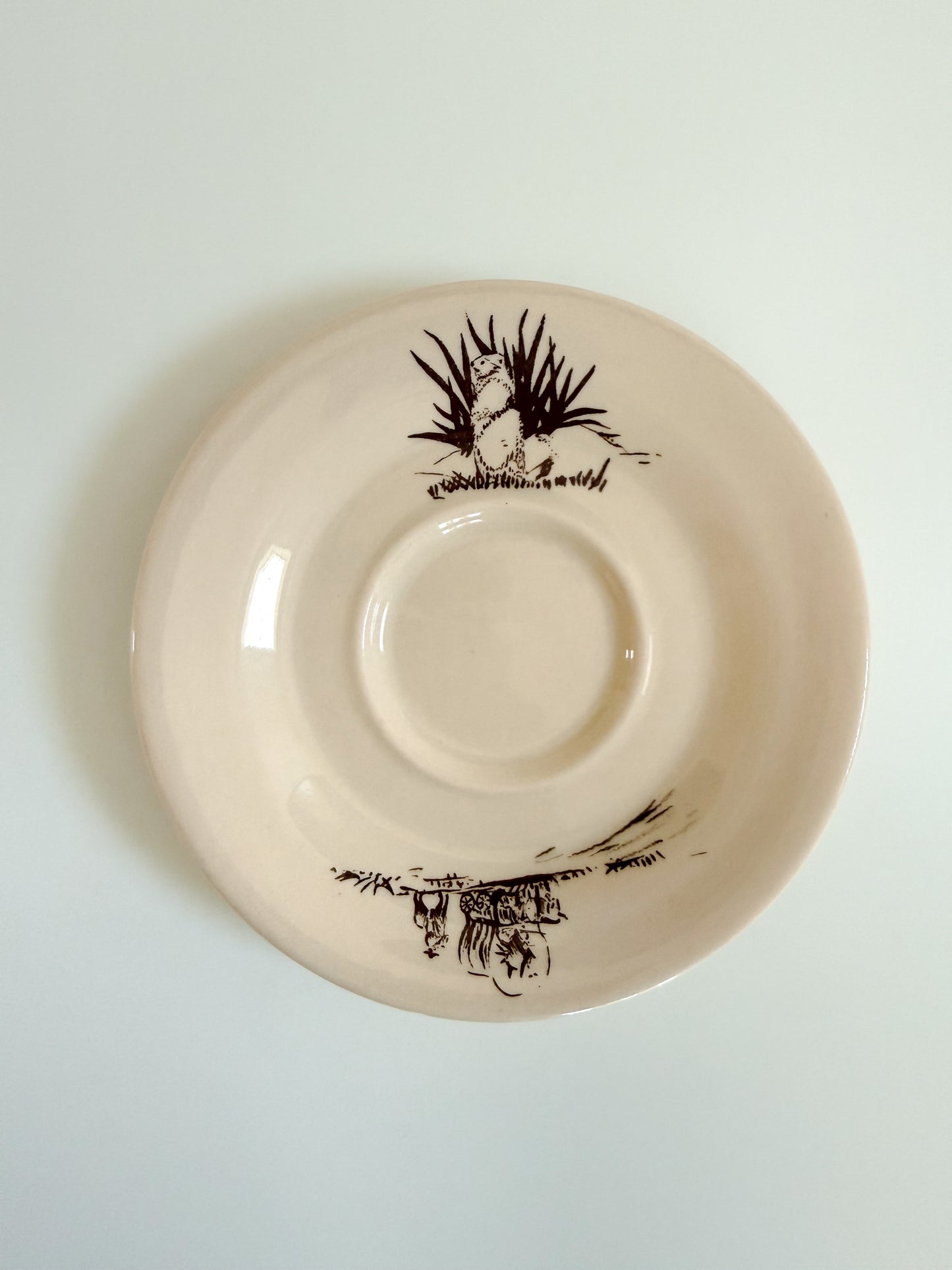 Vintage Prairie Saucer