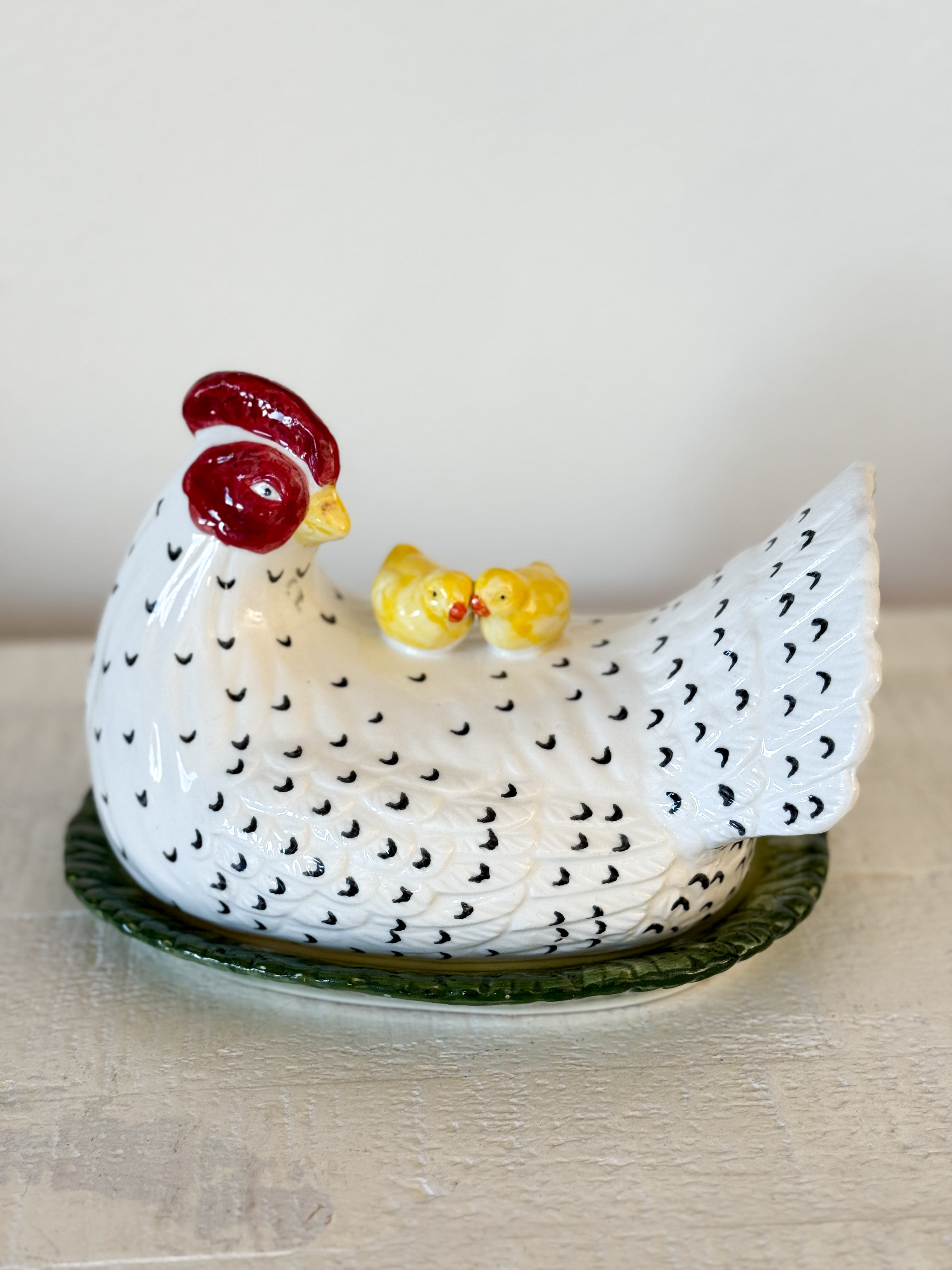 Hen Shaped Butter Dish