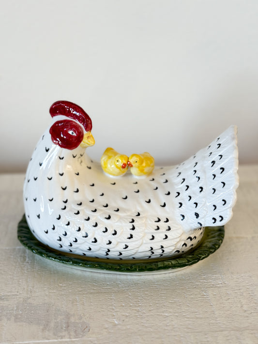 Hen Shaped Butter Dish