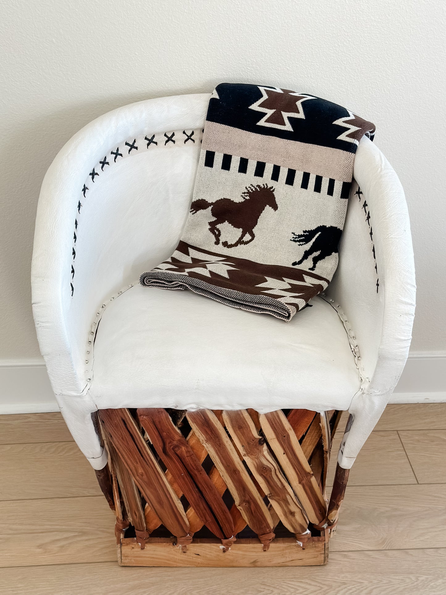 Stallion Spirit Cotton Throw