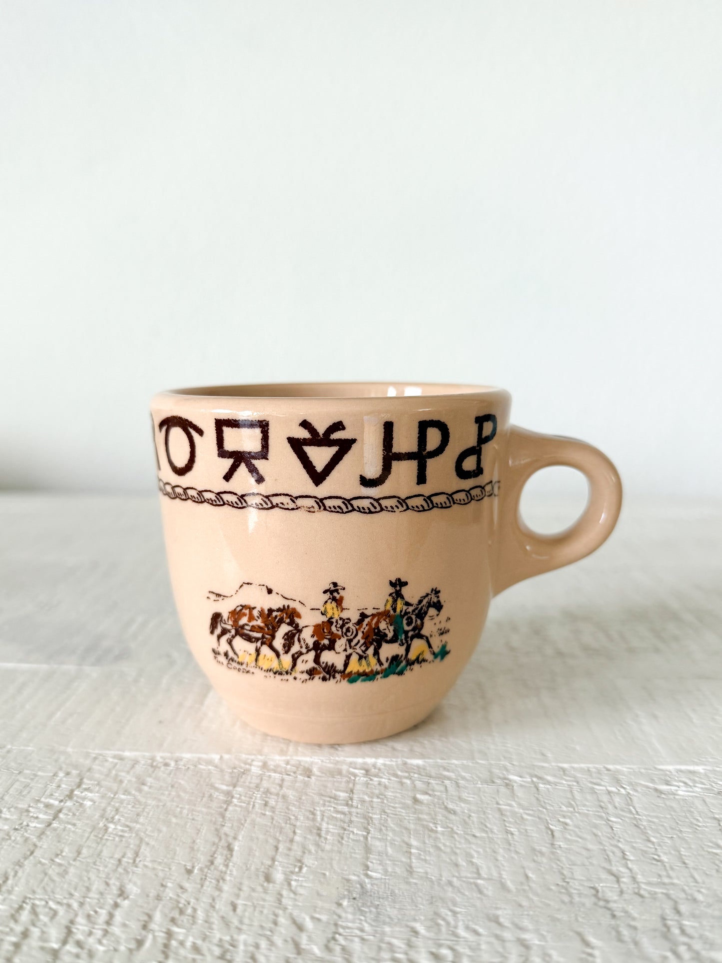 Vintage Westward Ho Cup & Saucer
