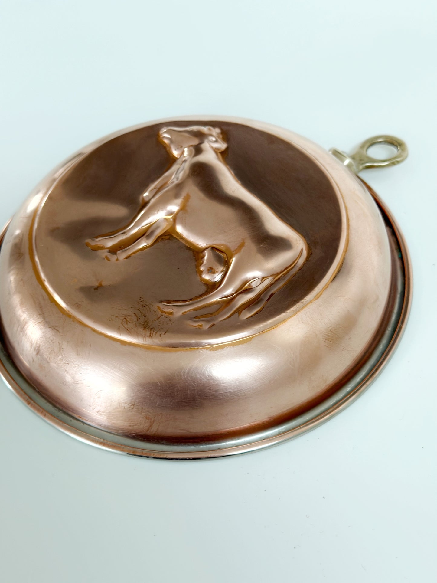 Vintage Copper Cow Mold