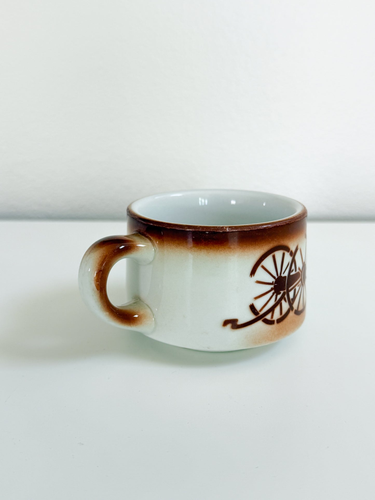 Vintage Wagon Wheel Mug