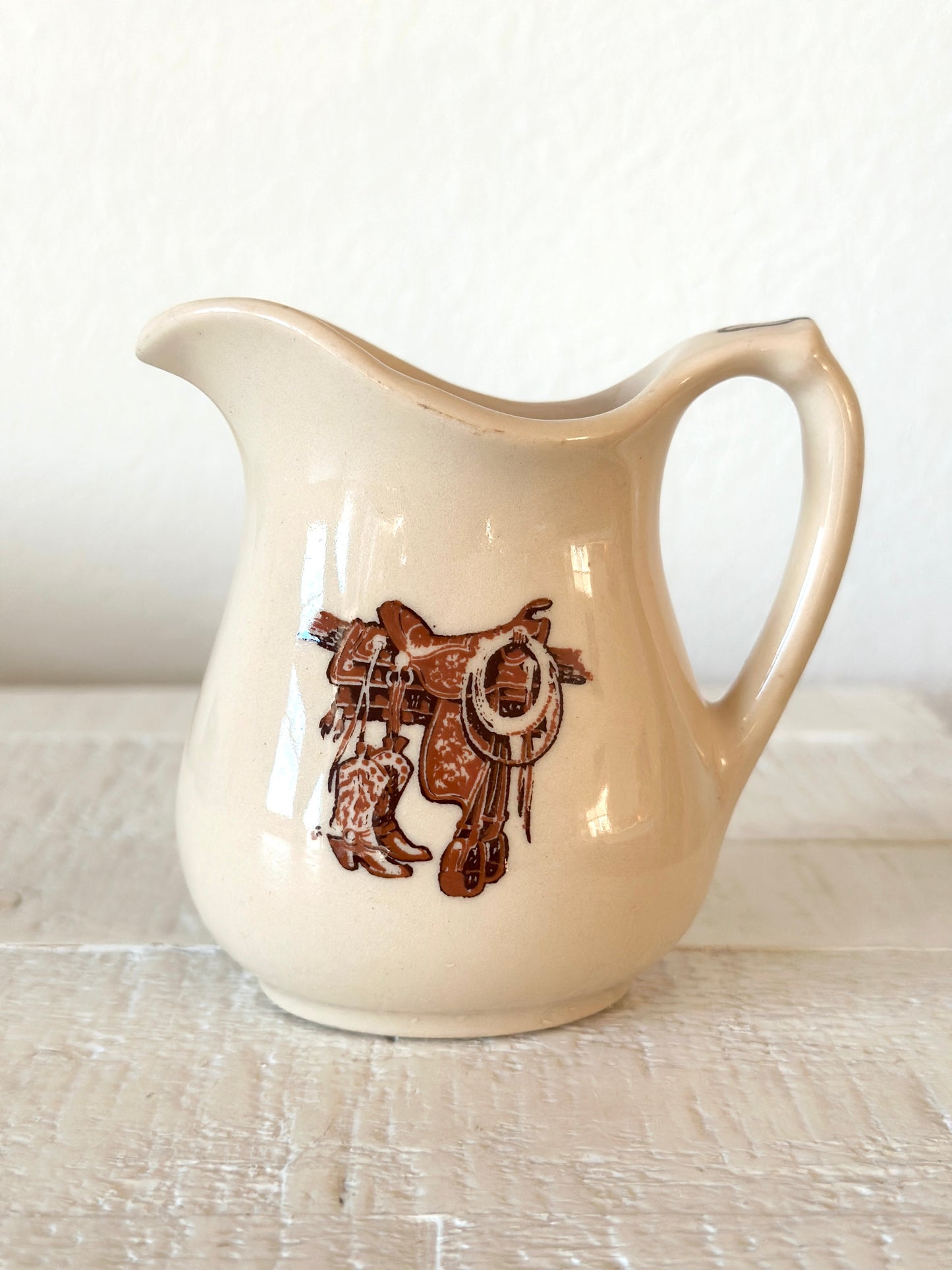 Vintage Boots & Saddle Creamer