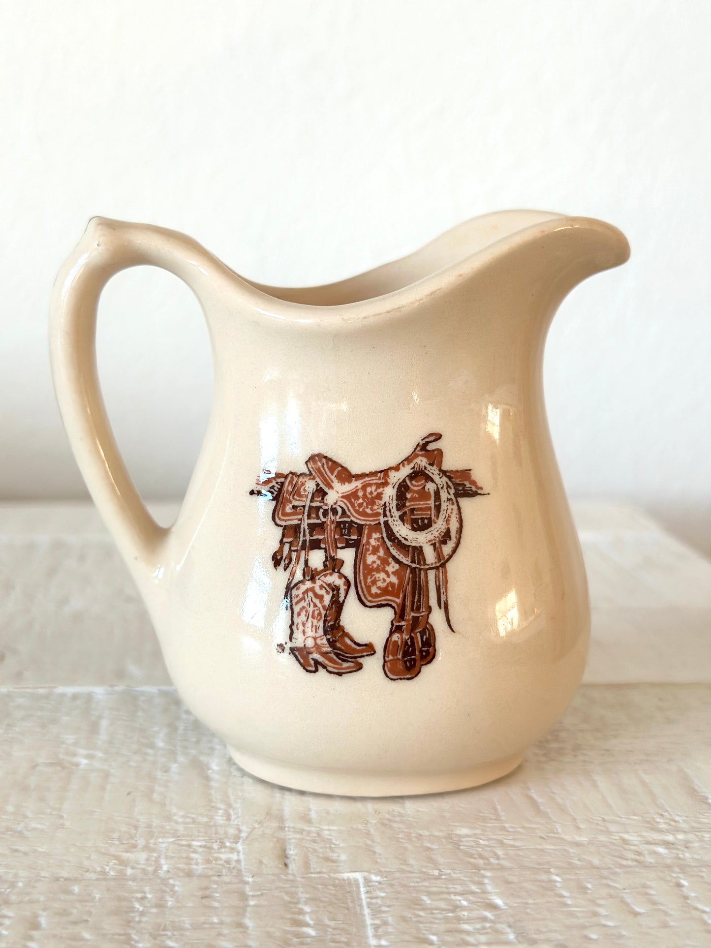 Vintage Boots & Saddle Creamer