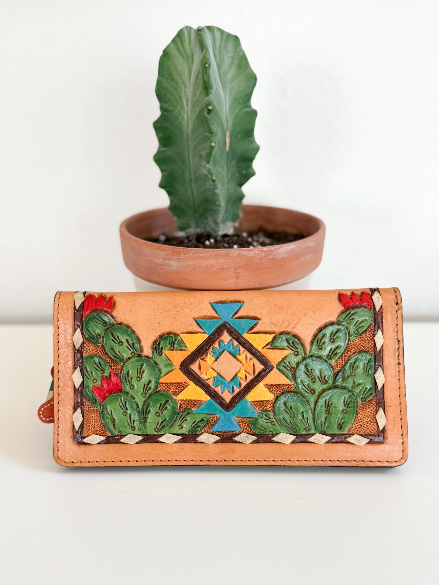 Tooled Cactus Wallet