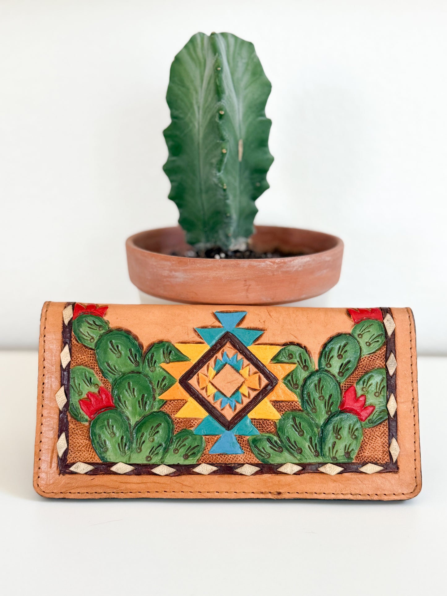Tooled Cactus Wallet