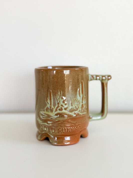 Vintage Frankoma Road Runner Mug