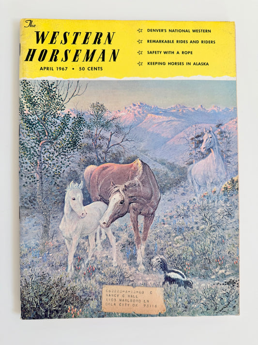 Western Horseman Magazine 1967