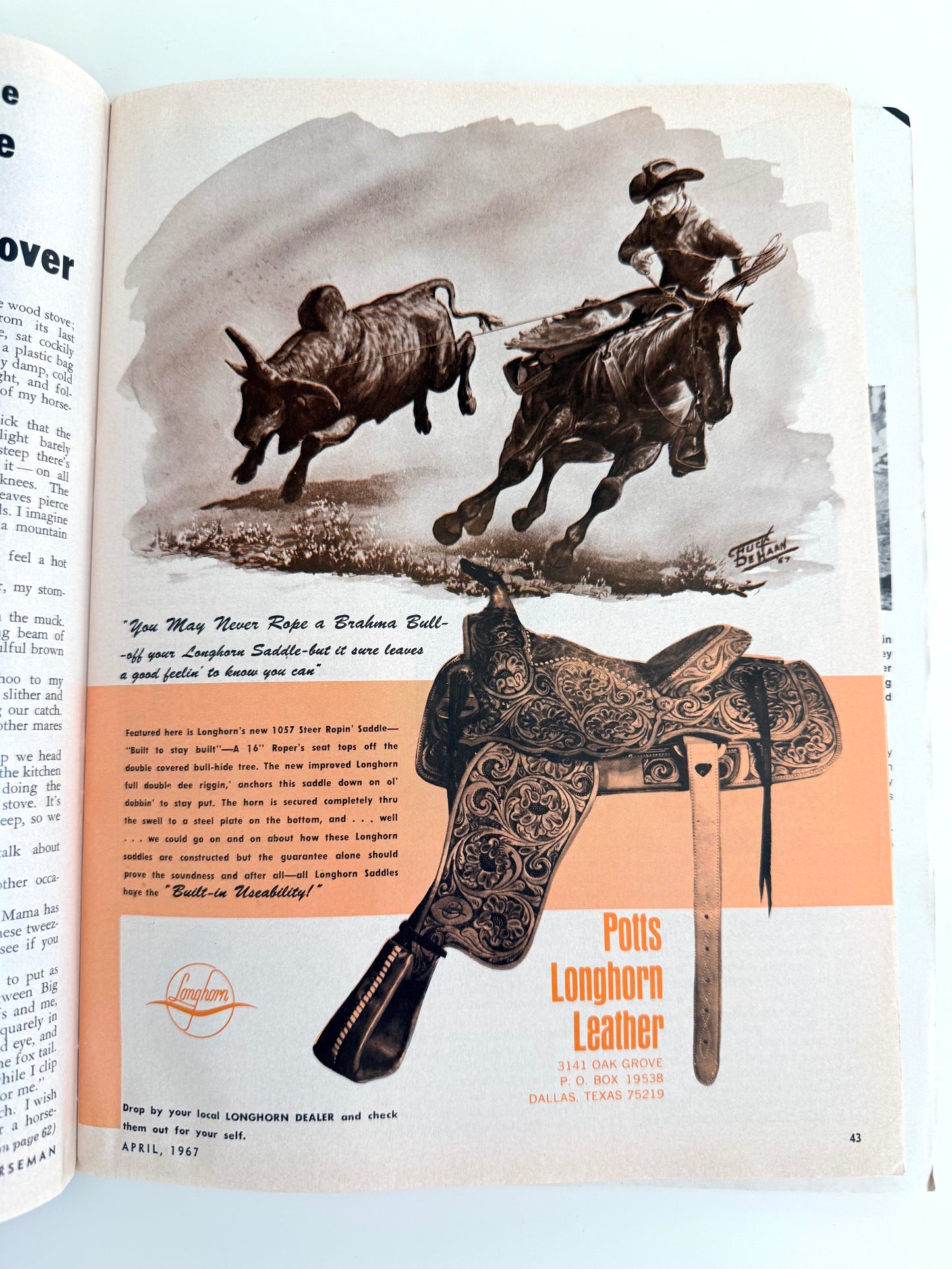 Western Horseman Magazine 1967
